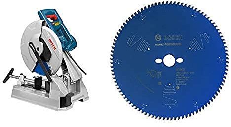 Bosch Professional 0601B28000 GCD 12 JL Troncatrice a Secco + Sega Circolare Esperto Lama 96 Denti Alluminio 305 X 30 2.8