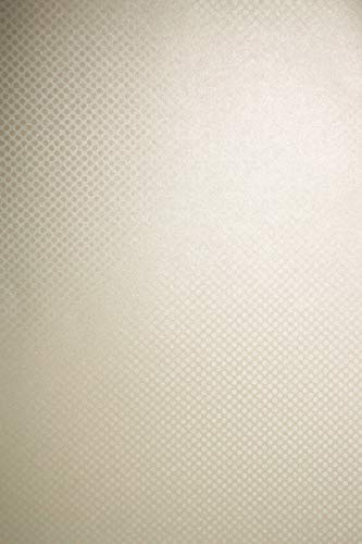 Netuno 100 hojas de cartulina nacarada color crema A4 210 x 297 mm 250 g Aster Metallic Cream Dots con motivo de lunares papel perlado doble cara para invitaciones boda tarjetas de felicitación vales
