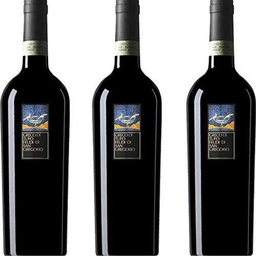 Greco di Tufo DOCG | Feudi di San Gregorio | Vino Bianco della Campania | 3 Bottiglie 75 cl | Idea Regalo