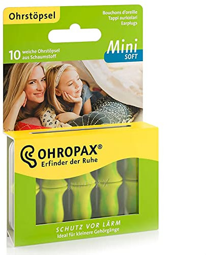 Ohropax Weiche Mini-Ohrstöpsel aus Schaumstoff, 10 Stück