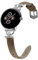 KoGiio Leather Strap Compatible with Google Pixel Watch 3 41mm / Google watch 2 / Google watch, Adjustable Leather Replacement D shaped buckle Bracelet Khaki