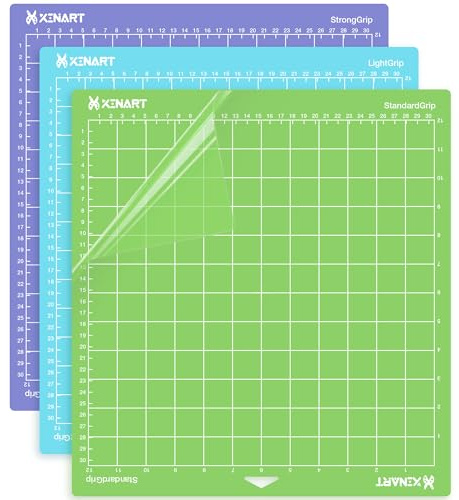 Schneidematte für Cricut: 3 Stück Vielzahl Schneidematte 30,5x30,5 für Cricut Maker 3/Maker/Explore 3/Air 2/Air/One, Ersatz Schneidematte für Kunst und Bastelprojekte (Blau Grün Lila)