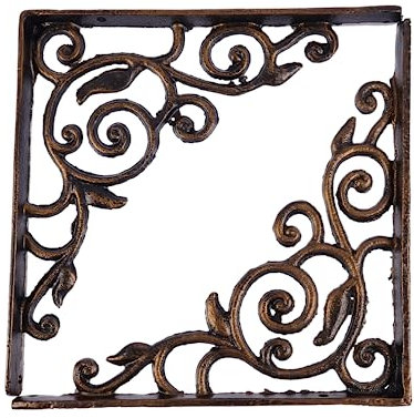 WOONEKY 2pezzi Staffe Regolabili Per Per Arredamento Vintage Facile Installazione Colore e