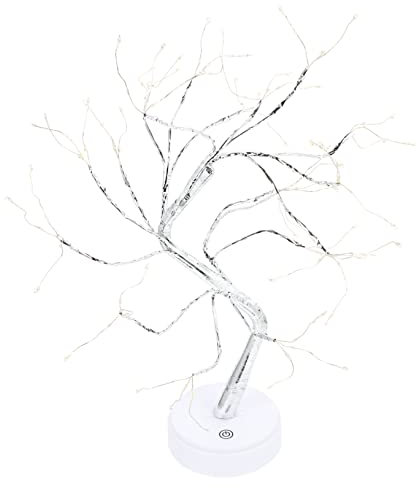 ULDIGI Led Baumlampe Mit Touch Schalter 108 Leds Warmweiß Kunststoff Dekoratives Nachtlicht Für Innenräume Stimmungsvolle Beleuchtung Für Zuhause Und Büro