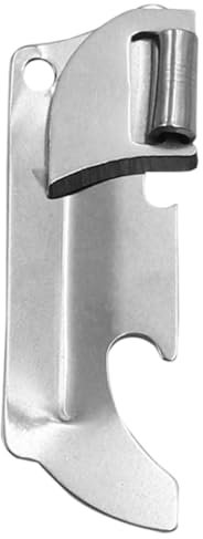 Tin Opener - Stainless Steel Hand Held Can Opener | Safe Cut Can Opener for Beers Cans & Beverages | Lid Openers for Camping & Traveling | Bottle Openers Kitchen Tool | Manual Can Openers