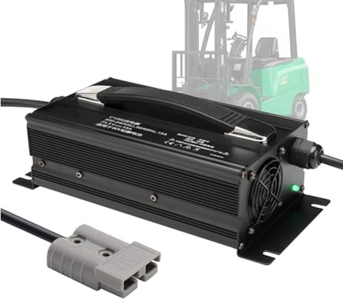 WJIANY Chargeurs Batterie 1200W Chargeur Batterie Chariot Élévateur 36V 25A avec Prise Anderson 350A pour Transpalette Électrique et Chariot Élévateur Autolaveuse Conducteur Marchant