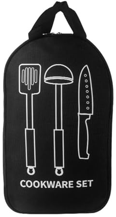 Camping Utensil Bag - Camping Utensil Storage Bag | Camping Utensil Organiser Bag | Camping Kitchen Utensil Bag | Camping Cooking Utensil Bag | Cookware Storage Bag for BBQ Camping | Camping Kitchen Utensil Bag | Camping Cooking Utensil Bag | Cookware Storage Bag for BBQ Camping
