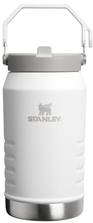 Stanley IceFlow Flip Straw 2.0 Jug 1.90L - 20 Hours Cold - 4 Days Iced - Leakproof - Stainless Steel Water Bottle with Straw - BPA Free - Dishwasher Safe - Gym Bottle - Frost