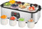 Yogurtiera, 1400ML Yogurtiera Probiotica Fatta in Casa Con Temperatura Regolabile E Controllo del Tempo, 8 Vasetti di Vetro Display LCD, Design in Acciaio Inox per Regali