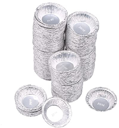 Egg Tart Mould Portuguese Custard Tarts Pan Tart Molds Tin foil Baking Tartlet Pan Versatile Mini Round Tart Pans 250pcs