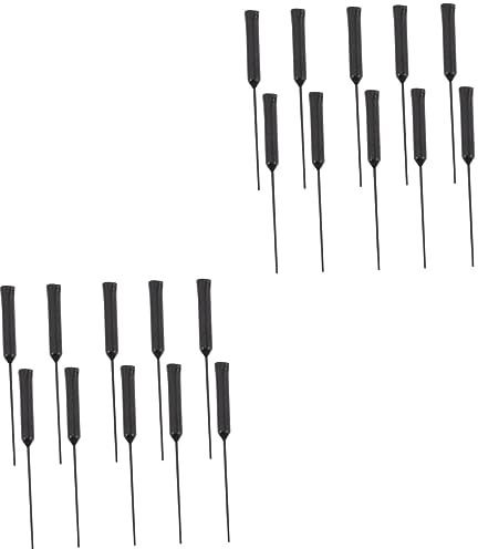 PACKOVE 2 Set Kit Per Ausili Uditivi Strumenti Manutenzione Per Rimuovere Cerume E Detriti Facili Trasportare E Utilizzare Accessori Per Ausili Uditivi Nero 10 Pezzi*2