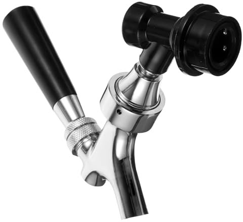 VICASKY Robinet à Bière Acier Inoxydable avec Robinet à Bille pour Brassage Amateur et Utilisation Quotidienne