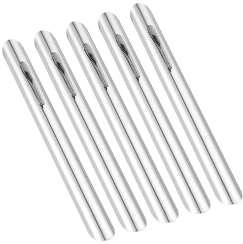 FUNNETOYU 5piezas Recoge Mesa Acero Inoxidable Unidades Raspador Portátil para Restaurantes y Hogar Herramienta Limpiadora Eficaz Portátil Clip Funcional