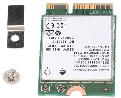 Jopwkuin Adattatore Ad Alta velocità per Scheda WiFi 7 per Streaming Fluido Adattatore di Rete Interno BT 5.4 MU MIMO per Scheda Wireless per Laptop (Nessuna antenna)