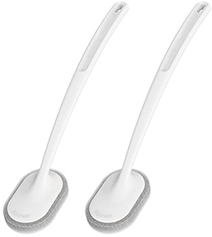 WINOMO Long Handle Cleaning Brush with 2 Replaceable Heads,