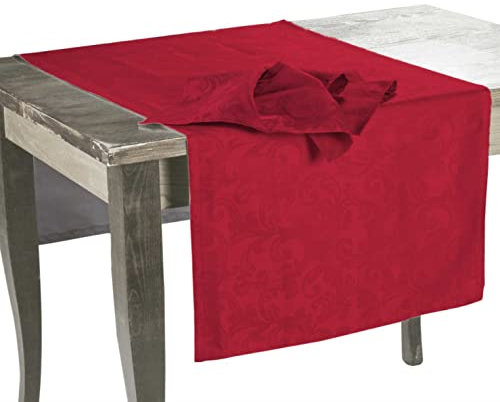 Tischläufer Paris 86 Baumwolle 100% cm 55 x 150 mit 2 Servietten