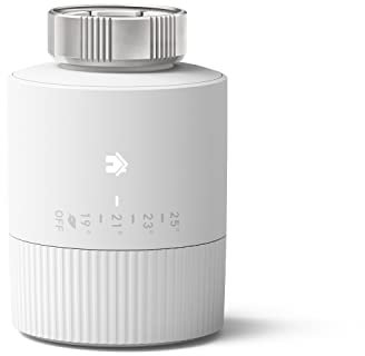 tado° BASIC Testa Termostatica Intelligente – Accessorio aggiuntivo controllo temperatura – Valvola termostatica wifi – Gestione smart del riscaldamento via app – Compatibile Alexa, Google & Siri