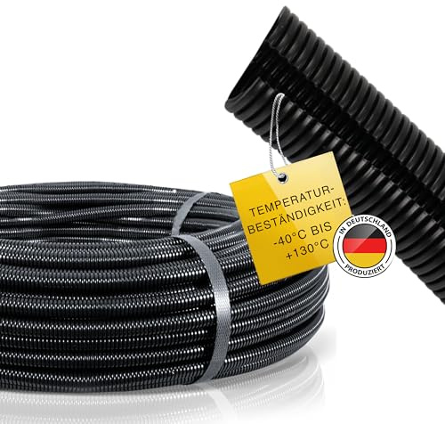 METEOFLEX SUNPROTECT Leerrohr GESCHLITZT NW23 NW26 NW29 NW37 NW50 - sehr hoher UV-Schutz für Solaranlagen und Photovoltaik (NW50 Ø Innen 47,8mm - 25m)