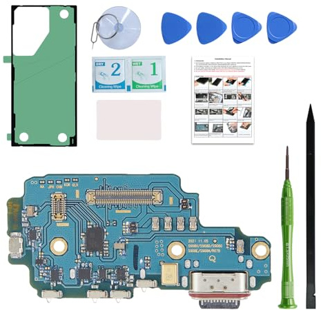 LOZOP USB-C Charging Port Board with Sim Card Reader Compatible with Samsung Galaxy S22 Ultra 5G (North American Version)