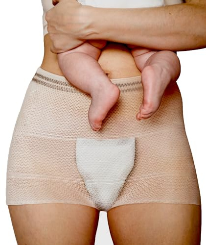 Deana® Wochenbett Unterwäsche | Made in EU | DERMATEST SEHR GUT | Öko-TEX | 8er-Set | Wöchnerinnen Slips zur Fixierung von Binden nach der Geburt | Wiederverwendbare Netzhöschen für Schwangere