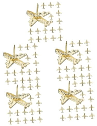 STOBOK 150stücke Flugzeug Pushpins Für Pinnwände Dekorative Reißzwecken Für Karten Und Notizen Für Bürobedarf Und Projekte