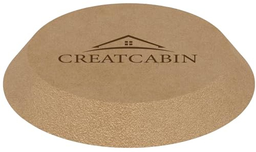 CREATCABIN Runde Töpferformen Keramikplatten Formformen Holz Töpferformen Ton Töpferformwerkzeuge MDF Keramik Schüssel/Teller Slumpform Für Handbauplatten DIY Bastelbedarf 10x10cm