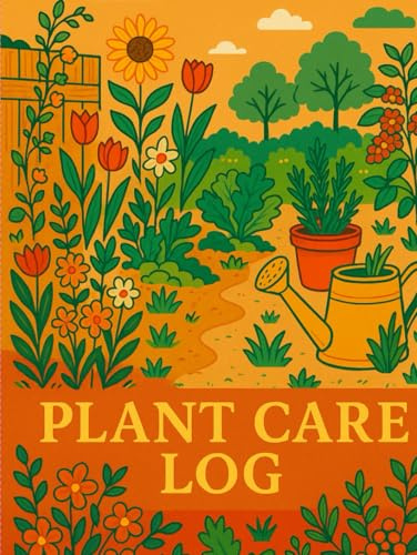 Plant Care Log Book: Gardening Record Keeper with Checklists, Notes Pages, and Care Tracker – Perfect for Houseplants, Succulents, Vegetables & Flowers