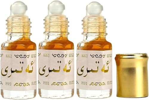 3 ml roll-on fruktig parfymolja, premium långvarig unisex kroppsdoft roll-on långvarig, alkoholfri, för kvinnor och män