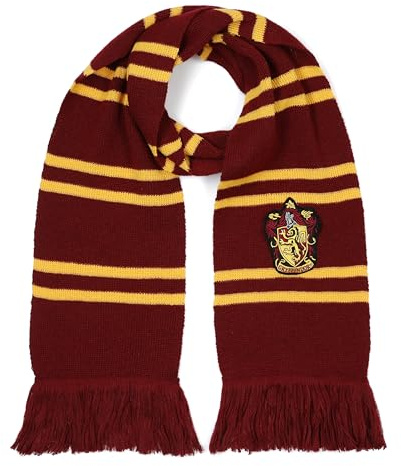 Harry Potter Offizieller Gryffindor Schal - Accessoire für Damen, Herren und Kinder - Hogwarts Geschenk und Kostüm Zubehör Einheitsgröße
