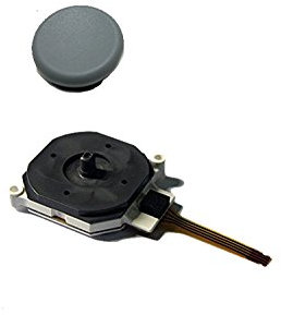 1 pièce de rechange pour 3DS XL/LL partie contrôleur analogique joystick plus capuchon de bâton (ne convient pas pour 3DS)