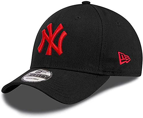 New Era New York Yankees Kappe Accessoire von verstellbar League Essential Schwarz Basecap Cap - One-Size