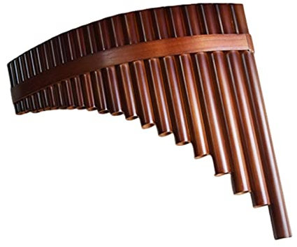 Panflöten Panflöte 22 Röhren G-Taste C-Taste Bitter Bambus Musikinstrument Braun Professionelle Leistung