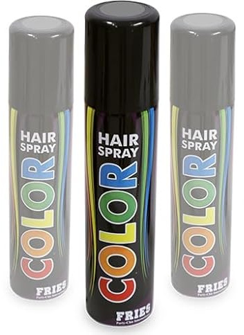 3x Haarspray grau! Spar-Set: 3 Dosen zu je 100ml. Colorspray für Karneval, Fasching, Halloween und Party