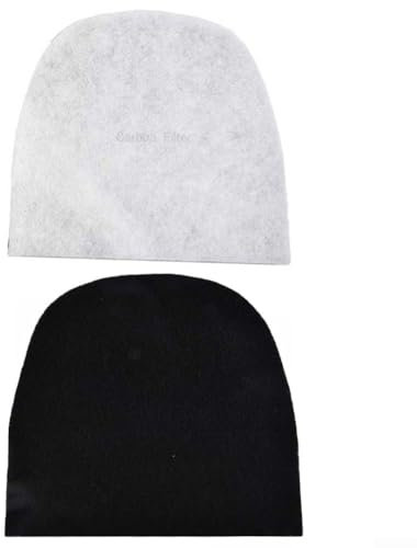 FUBESK Kohlefilter, Kohle-Pad für Luftfilter, Kohleblatt, passend für Dunstabzugshauben, Ofenfilter, entfernt Gerüche für EBAC 2600e, 2600ex, 2650e, 2 Stück