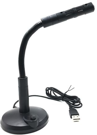 ZEZEFUFU Mini micro USB de bureau avec support, micro d'enregistrement pour ordinateur de bureau et ordinateur portable