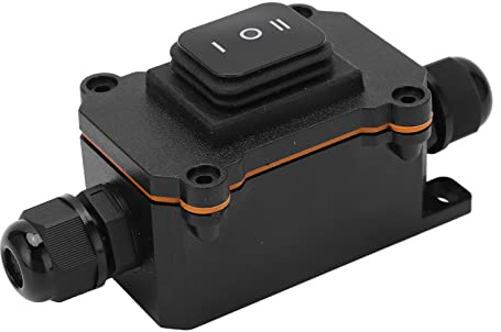 Wippschalter, 12V 16A 6 Polig 3 Positionen EIN/AUS/EIN Wippschalter | IP68 Wasserdicht Universeller Wipp Kippschalter für Auto, Boot, Schiff, Wohnmobil
