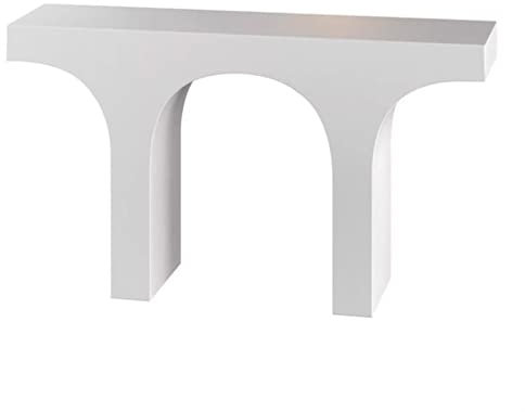 Mantel Surround White Minimalist Fireplace Mantel Decorative Cabinet Entrance Desk Arch Backdrop Decorative Cabinet Entryway Cabinet Display Shelf Fireplace Stove Mantel Trim Surround Fireplace Mantel