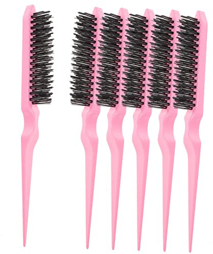 Mikinona 6 Pièces Lot De Peignes à Cheveux Pour Coiffure Peignes à Trois Rangées Pour Coupe De Cheveux De Barbier Professionnels