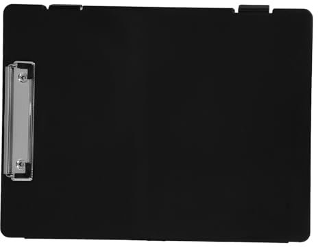SHINEOFI Presse-papiers Multifonction Grand Format Avec Rangement Intégré En Matériau Robuste Noir Pour Bureau Et Organisation De Documents Scolaires