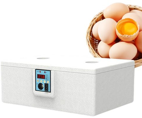 Brutkästen für Bruteier, 32 Eier Brutkasten für Brutküken, Präzise Temperatur Maschine mit Feuchtigkeitskontrolle für Anfänger, Studenten, Frauen, Männer