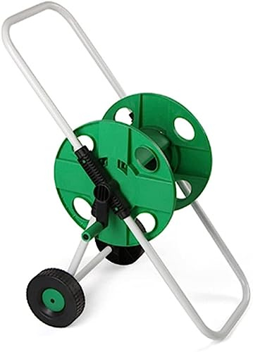 RLCJBMSUG Carrello avvolgitubo da Giardinaggio con Ruote, Portatile, per Giardinaggio, irrigazione di Fiori, Carrello da Giardino, Tubo da Giardino per Esterni, Tubo dell'Acqua, avvolgitubo.