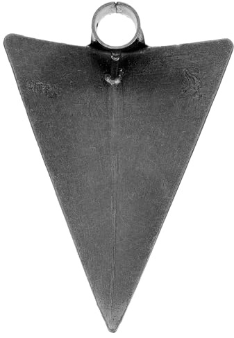 Alasum Houe de Désherbage Triangulaire Argentée Tête de Houe Acier Haute Teneur Outil Polyvalent pour Biner Creuser et Désherber Le Jardin