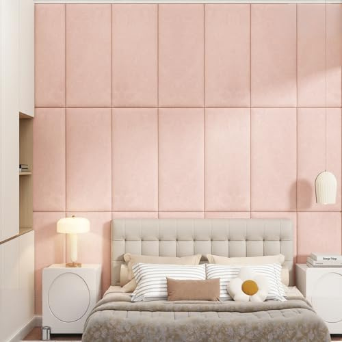 Panneau Tete De Lit À Coller Mural Decoratif, Panneaux Muraux - XPE Isolant Thermique Mural Interieur - Anti Humidité - Acoustique - Anti-Collision, 13 MM Épais(Champagne,2pcs)