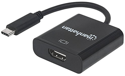 Manhattan 151788 USB 3.1 Typ C-Stecker auf HDMI-Konverter Buchse schwarz