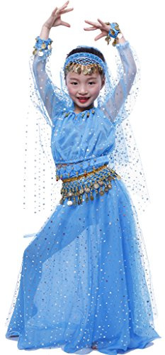 Astage Mädchen Kinder Tanzkleid Girl Elegante Bauchtanz-Kostüm-Set