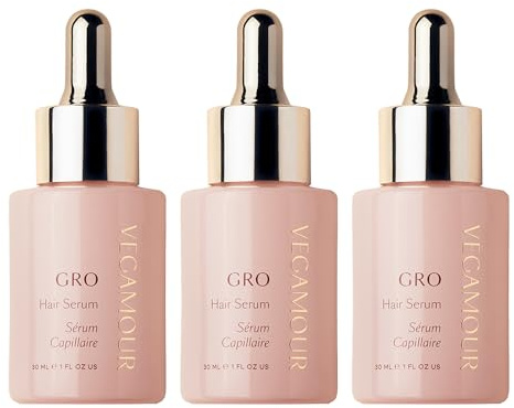 VEGAMOUR GRO Hair Serum Against Thinning Hair and Hair Loss, Pack of 3