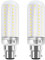 HZSANUE LED Ampoule à Maïs 32W, B22 LED Baïonnette Ampoules, 3000K Blanc Chaud, 240W Équivalent Ampoules à Incandescence, 3600LM, Pack of 2