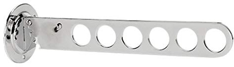 Metall Kleiderbügel Klappbar Wandtrockner, Kleiderhaken Klappbar Wäscheständer, Wandhalterung Zusammenklappbar, Trocknerhalter, Trockengestell, Handtuchhalter, 180° drehbar, Kleiderständer, faltbar