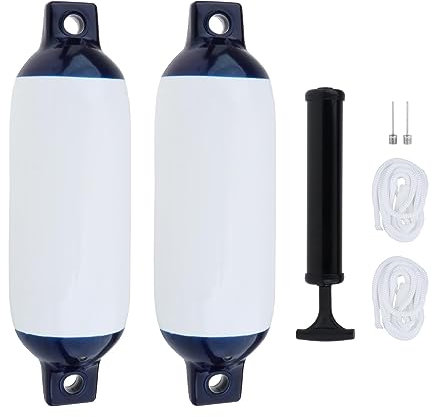 LOVIVER Bootsfender, aufblasbarer Marine-Bootsstoßfänger, Bootszubehör, Marine-Bootsfender, Dock-Stoßstange für -Sportboote, Andocken von Bassbooten, 2Set Bootsfender