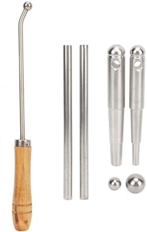 Trompetenreparaturwerkzeug, Metallkugelkopf, Holzgriff, Halspflege, Instrumentenzubeh?r f¨¹r Trompete, Waldhorn, Posaune, Musiksch¨¹ler, Profimusiker, Instrumentenpflege